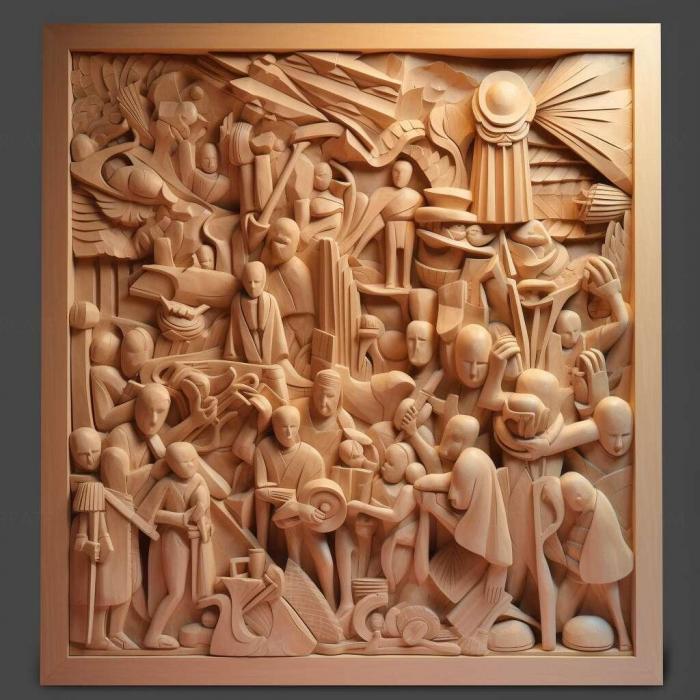 نموذج ثلاثي الأبعاد لآلة CNC 3D Art 